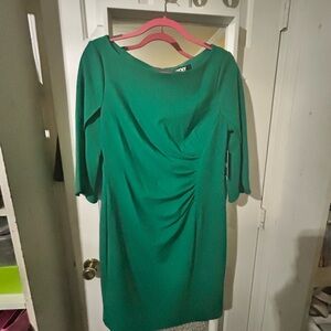 Elegant Green DKNY Dress NWT